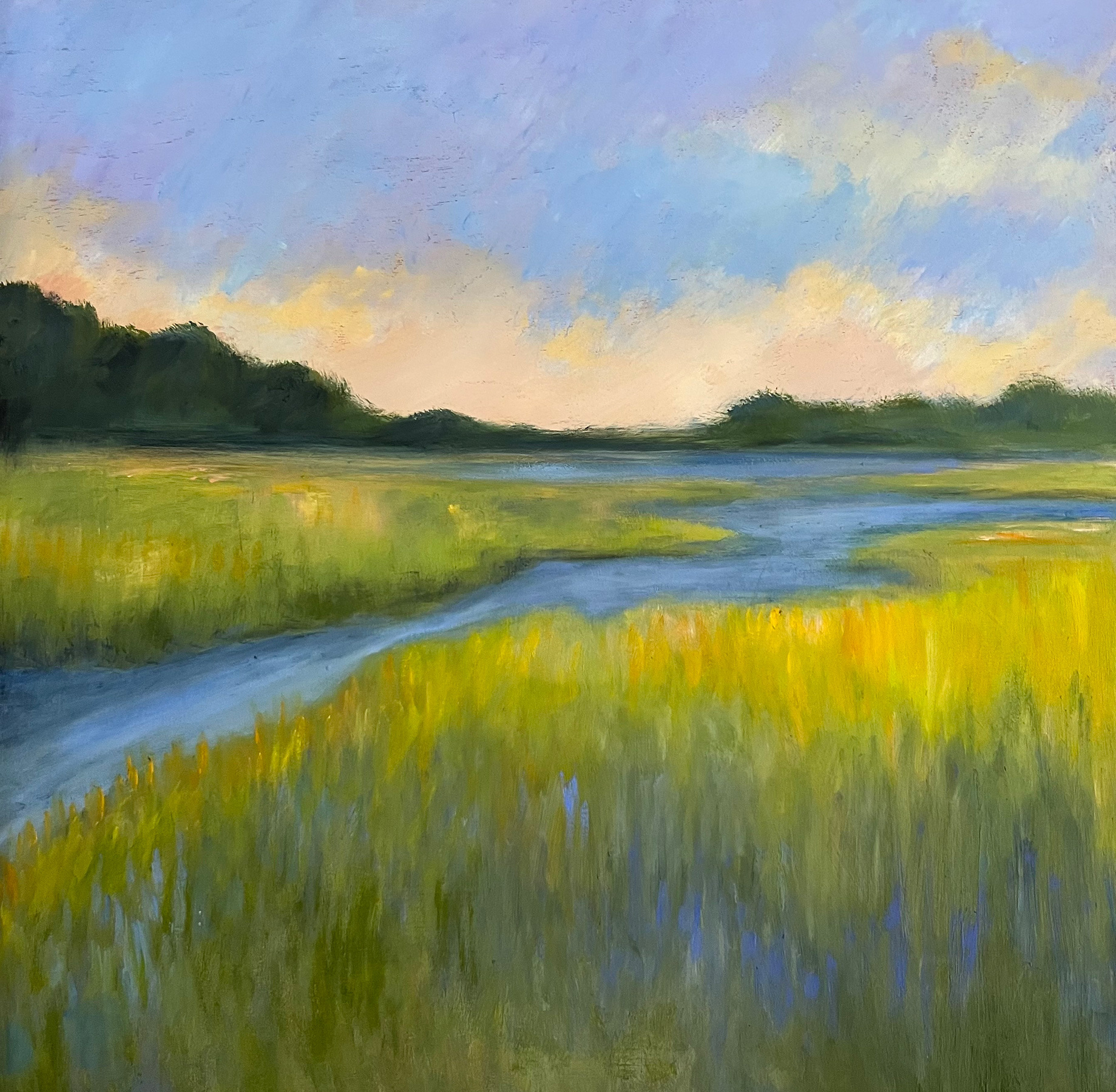 A Colorful Day by Lisa Farnsworth, Oil on panel