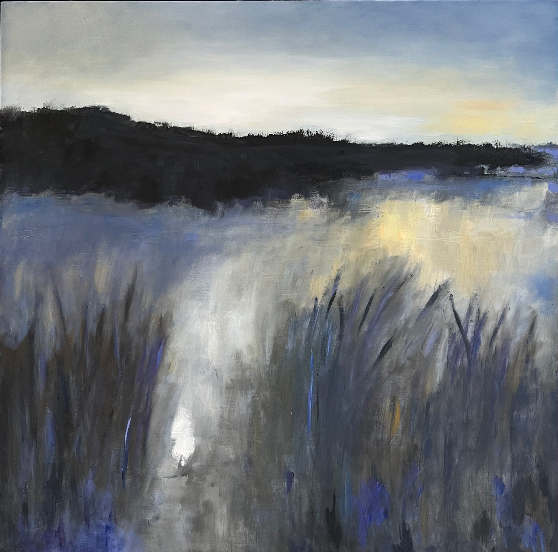 Last Light On The Path by Lisa Farnsworth, Oil on panel