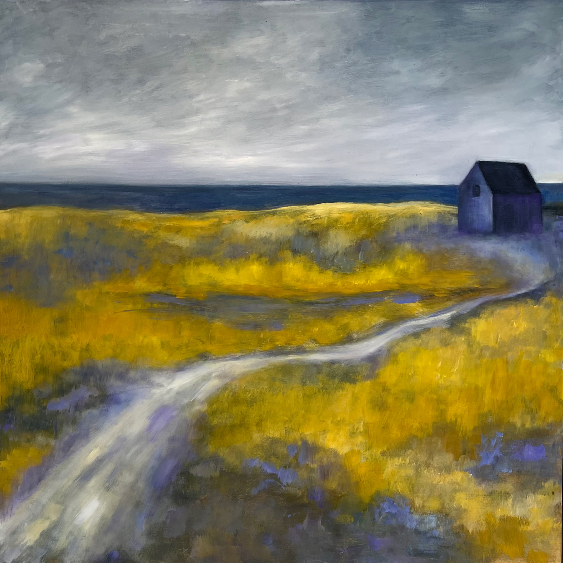 Fields Of Gold by Lisa Farnsworth, Oil on panel