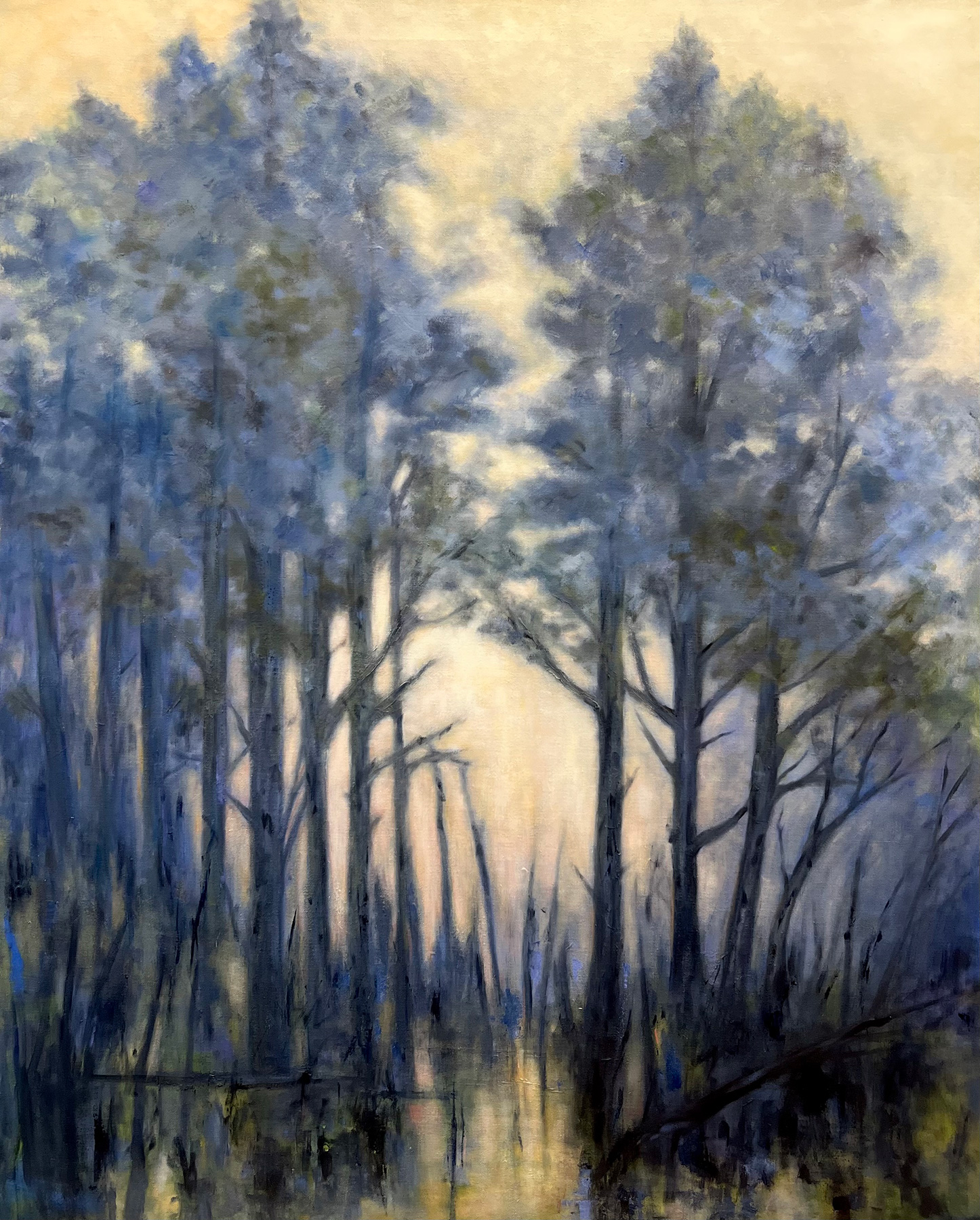 Angry Forest by Lisa Farnsworth, Oil on canvas