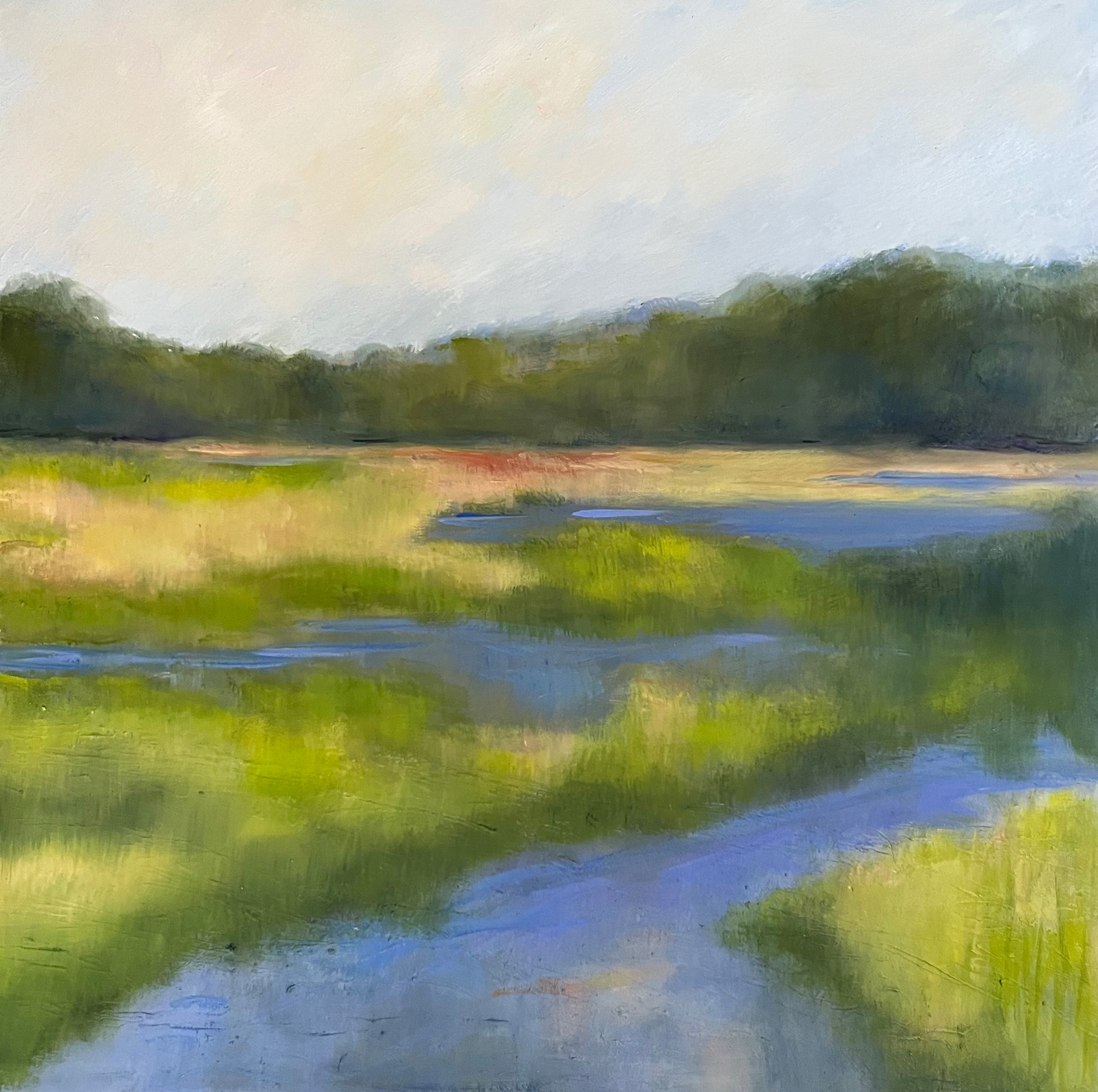 My Marsh by Lisa Farnsworth, Oil on panel