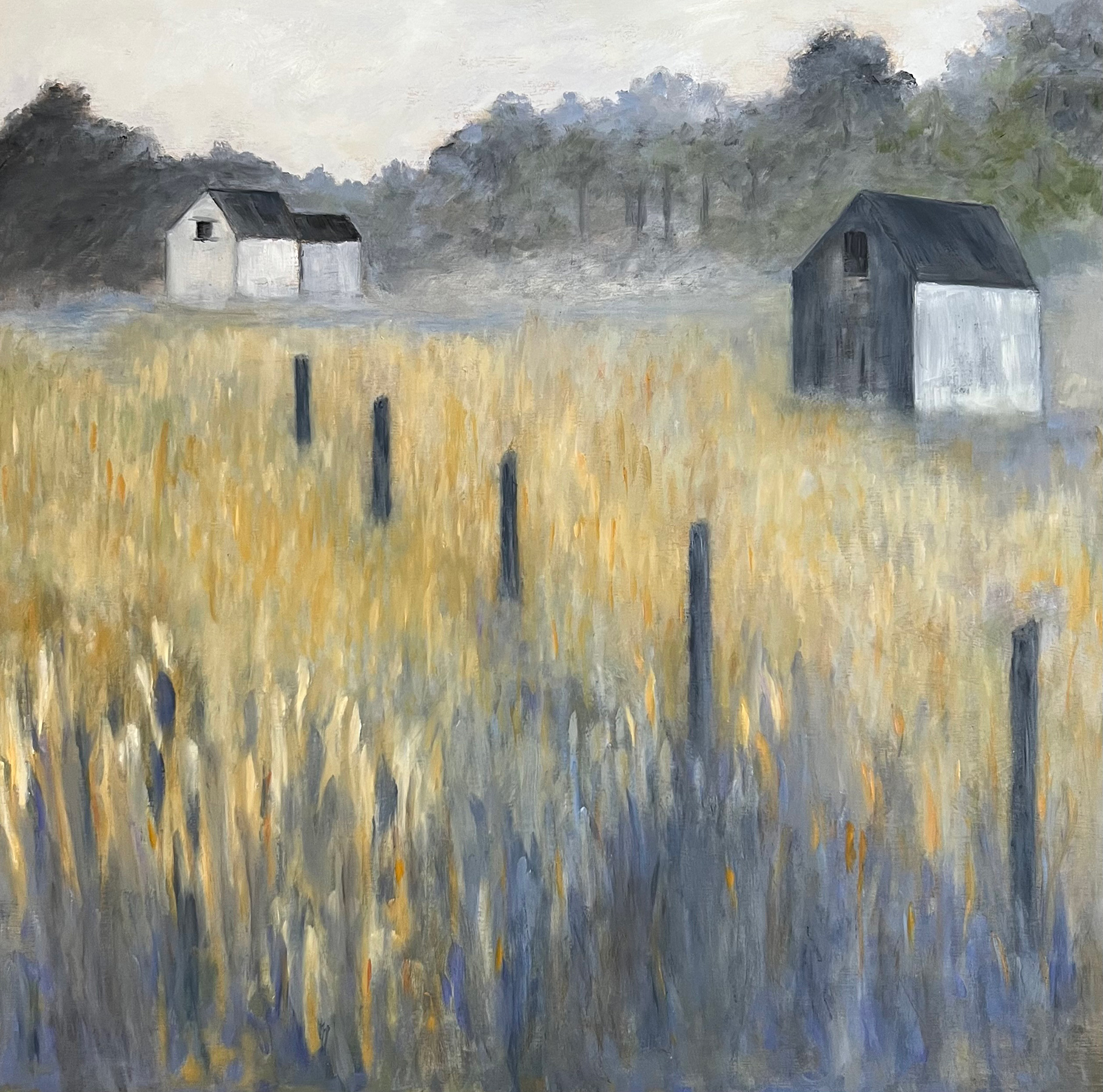 Stay Near By by Lisa Farnsworth, Oil on panel