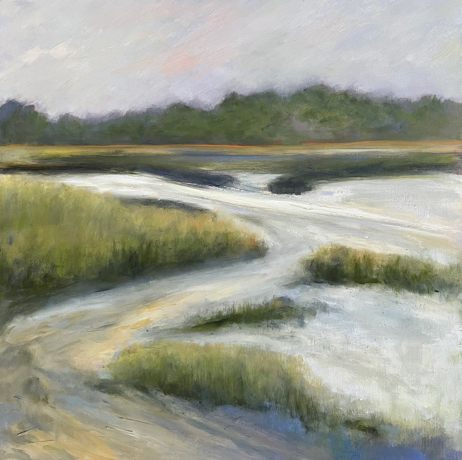 Zig Zag by Lisa Farnsworth, Oil on panel