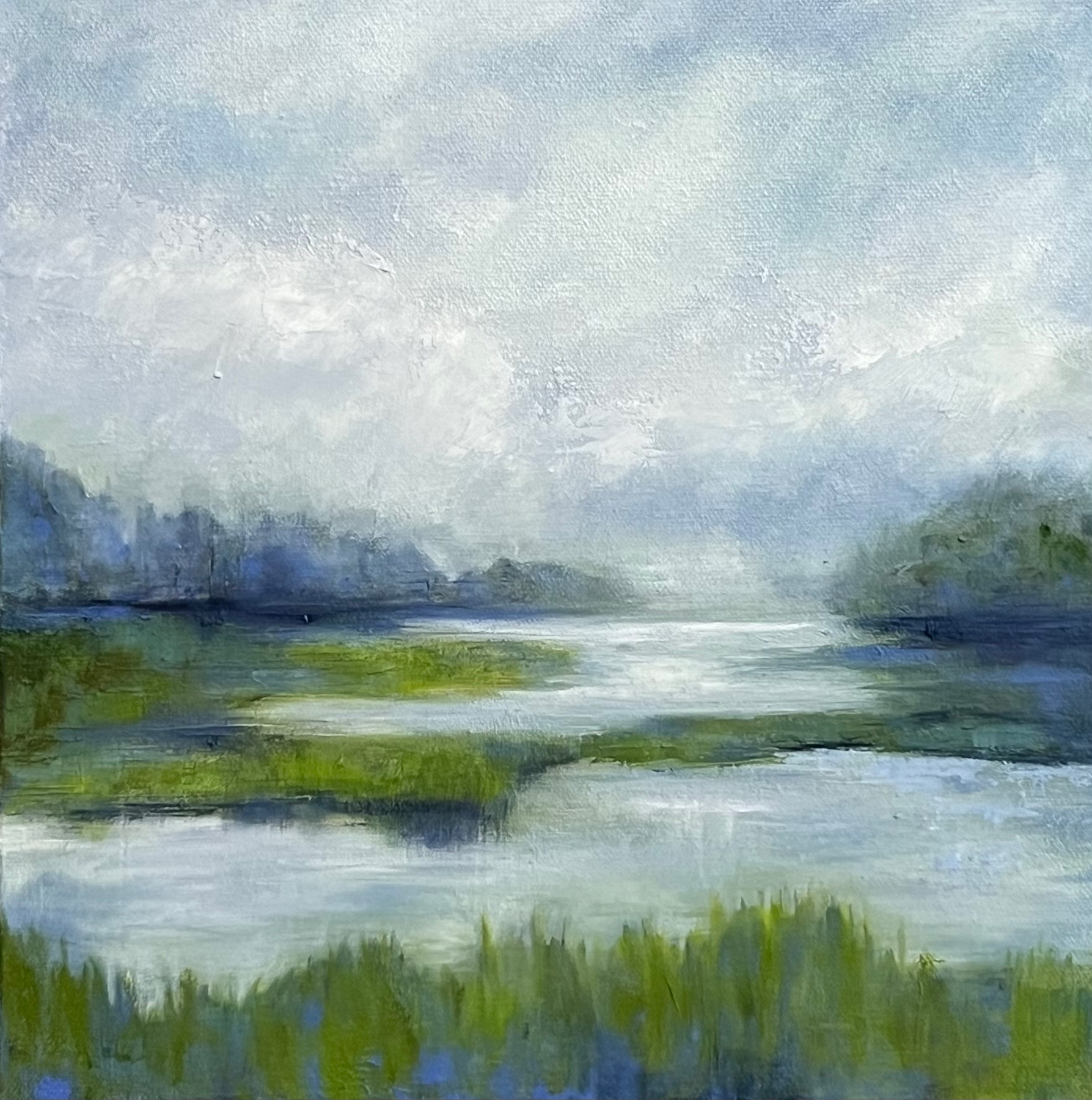 Blue Mist by Lisa Farnsworth, Oil on canvas