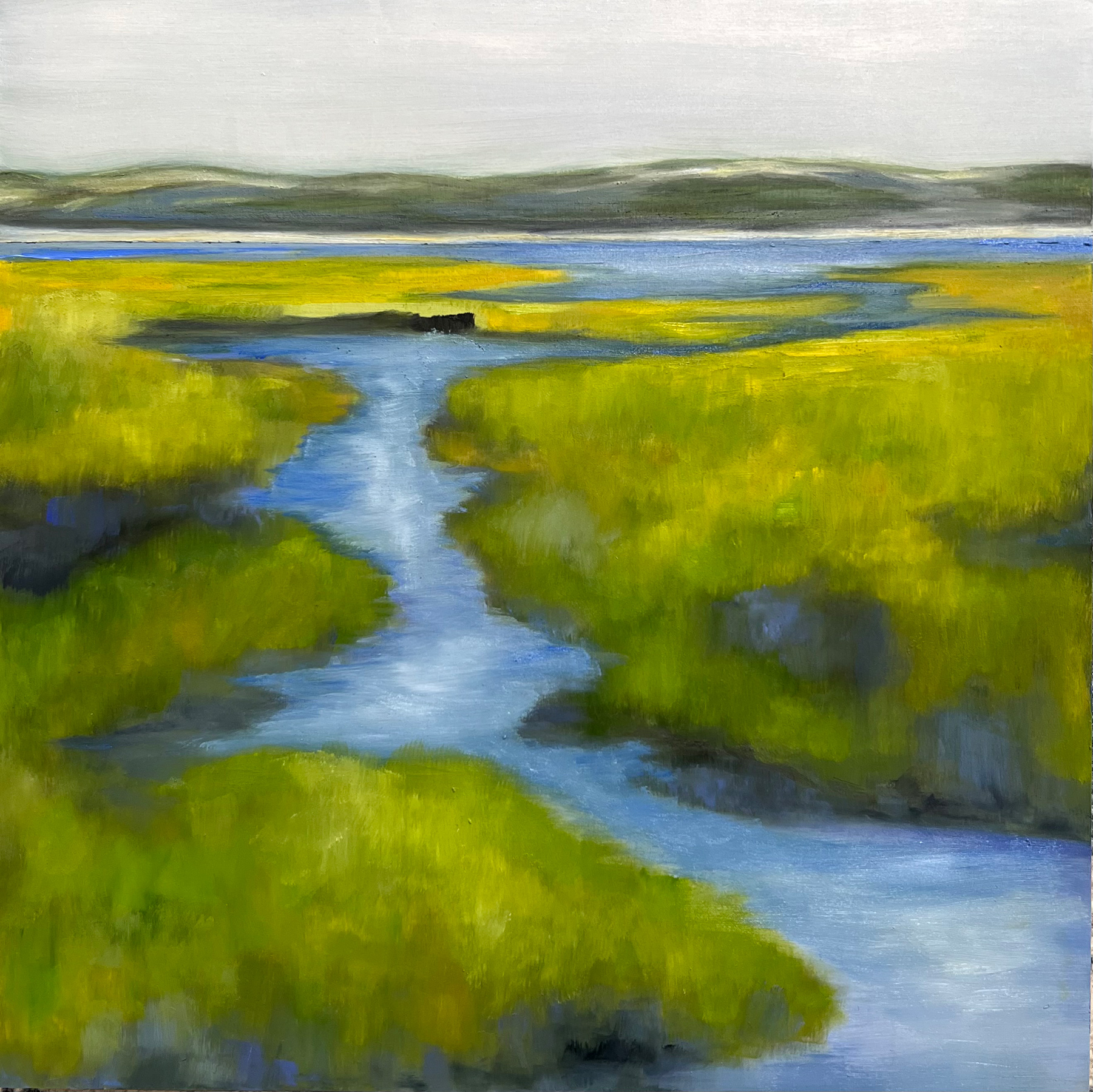 Marsh Path by Lisa Farnsworth, Oil on panel