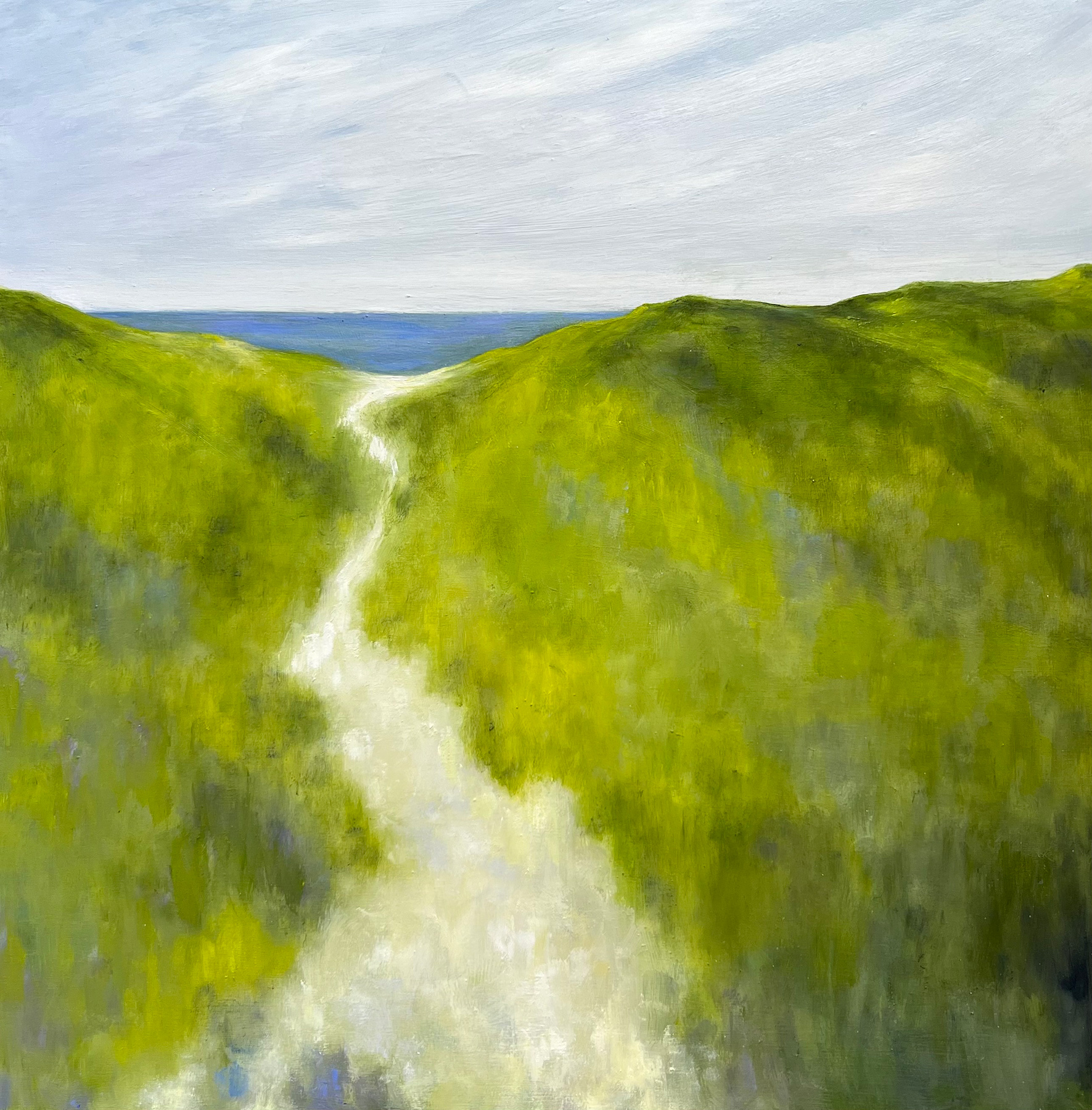 Dune Path by Lisa Farnsworth, Oil on panel