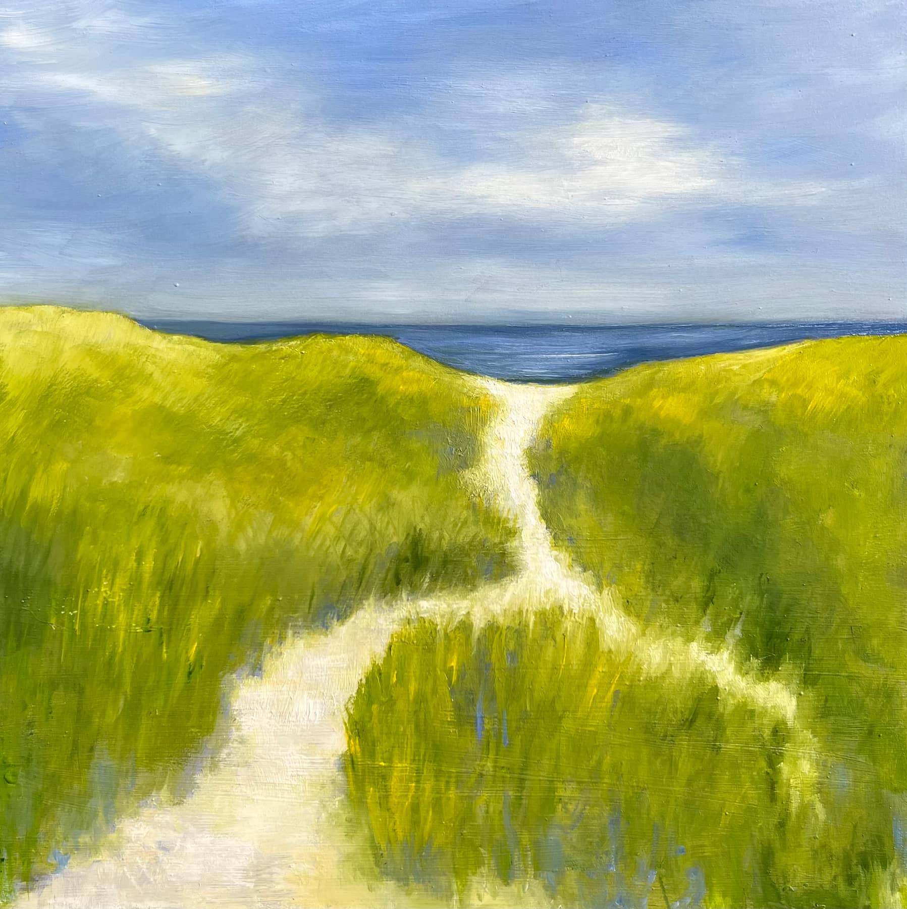 Beach Path by Lisa Farnsworth, Oil on canvas
