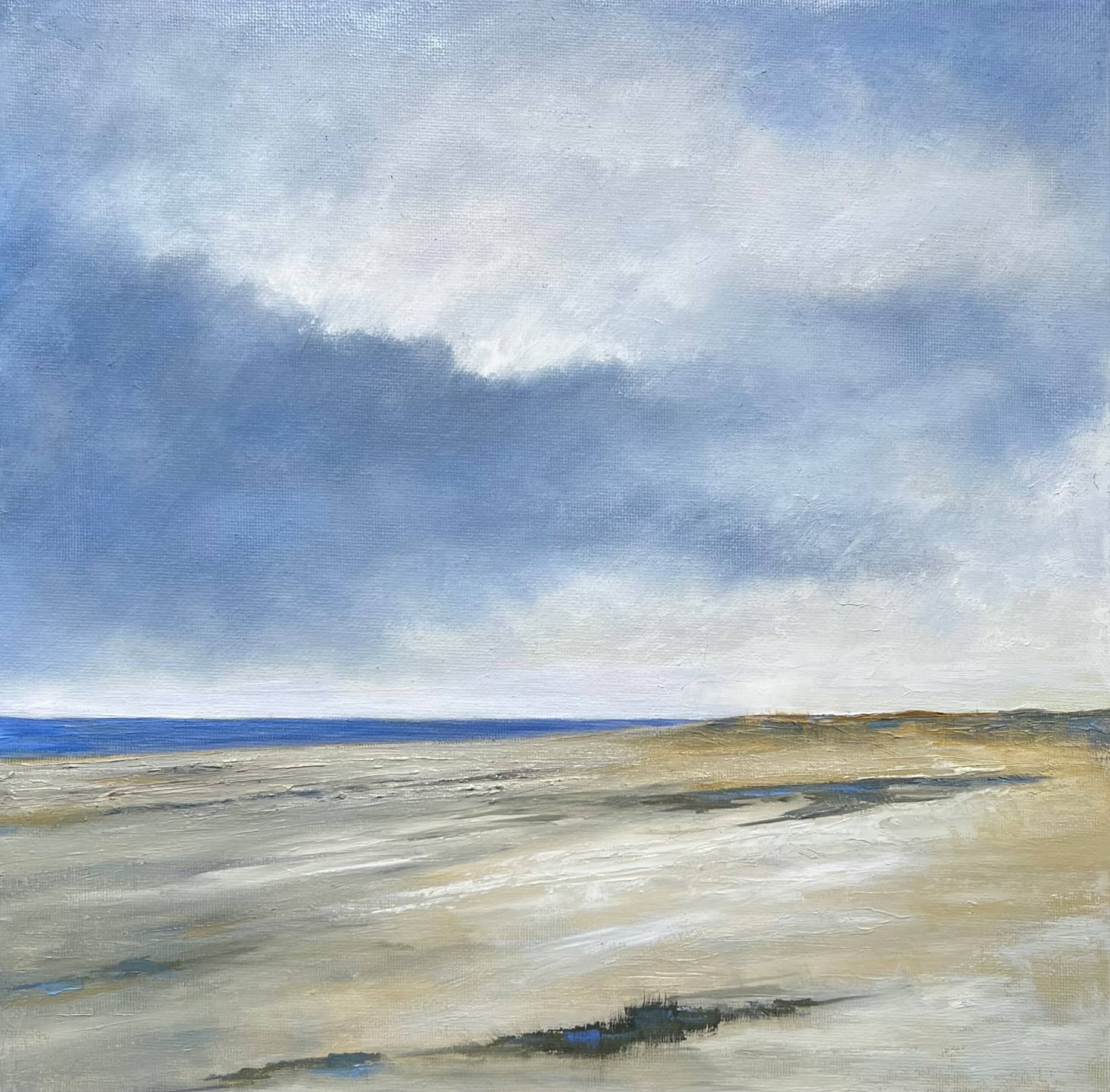 Wet Sand by Lisa Farnsworth, Oil on canvas