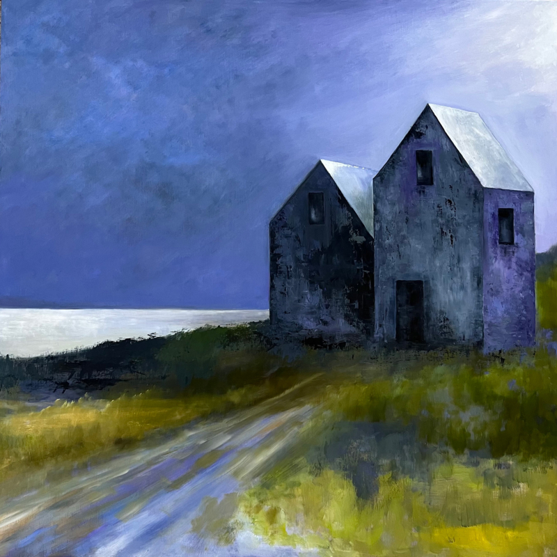 Duo by Lisa Farnsworth, Oil on panel