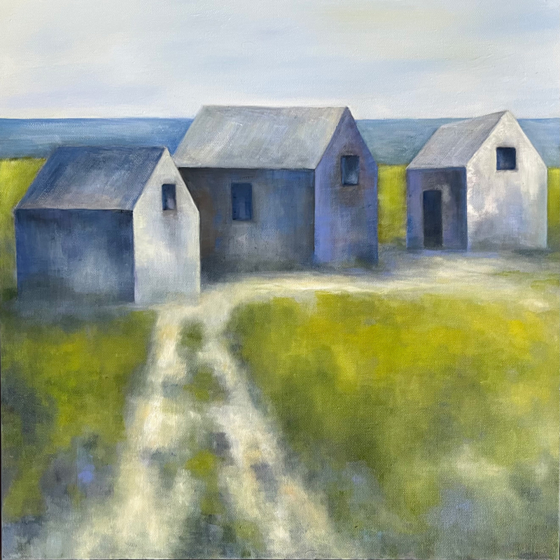 Three Old Friends by Lisa Farnsworth, Oil on canvas